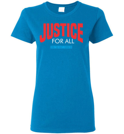 Women's Justice For All Tee #2