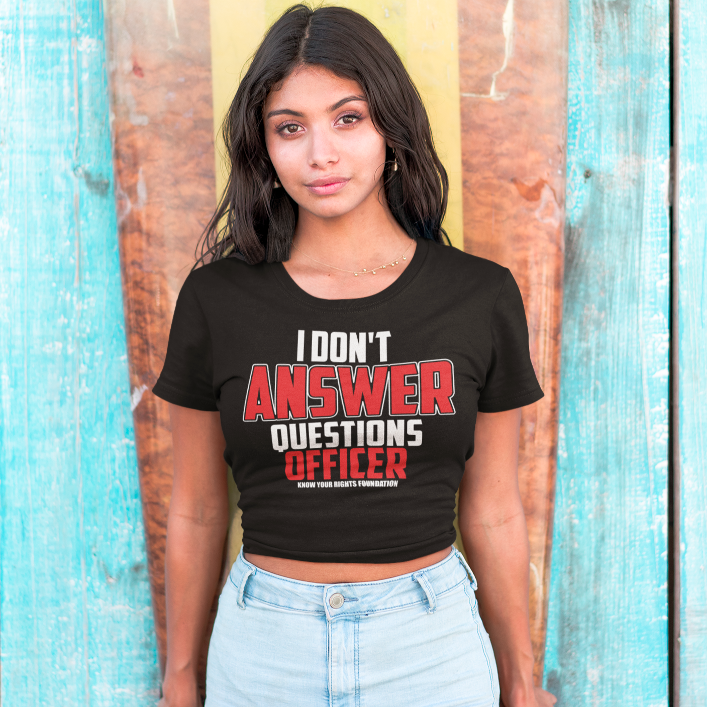 Women's I Don't Answer Questions Tee #2