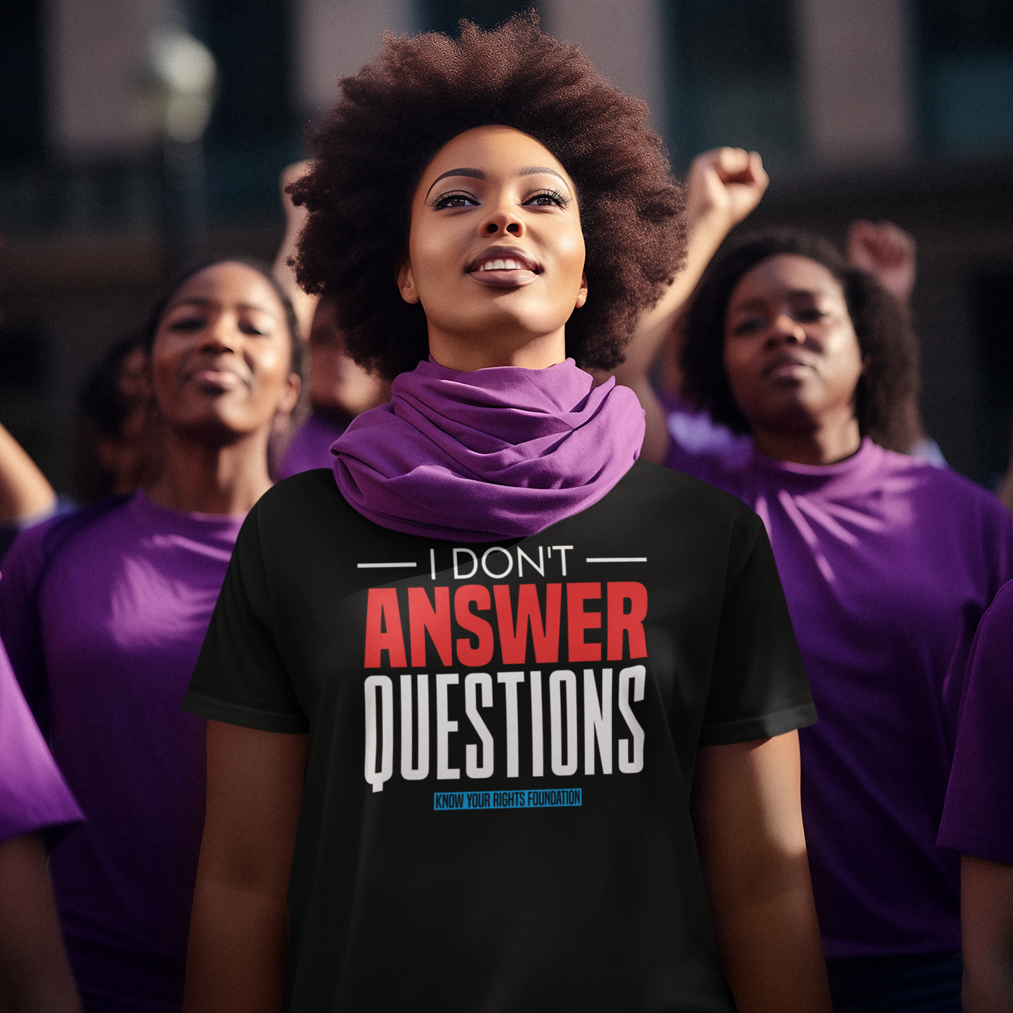 Women's I Don't Answer Questions Tee #1