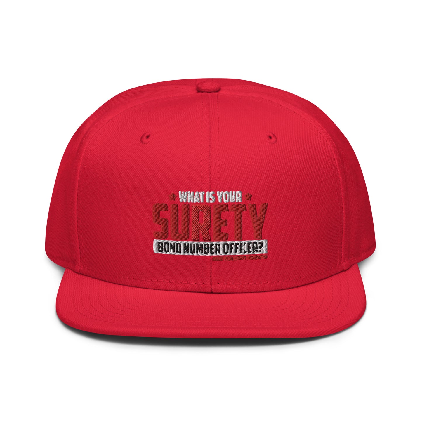 What is Your Surety Snapback Cap