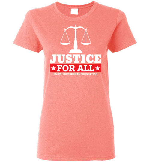 Women's Justice For All Tee #1
