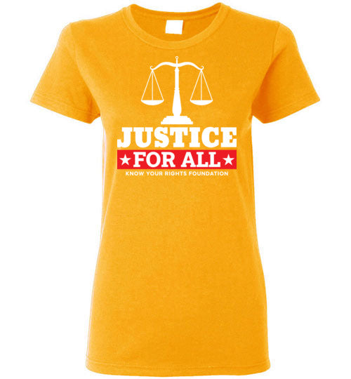 Women's Justice For All Tee #1