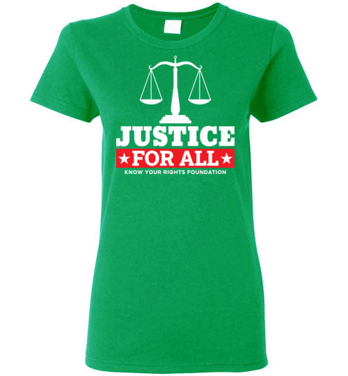 Women's Justice For All Tee #1