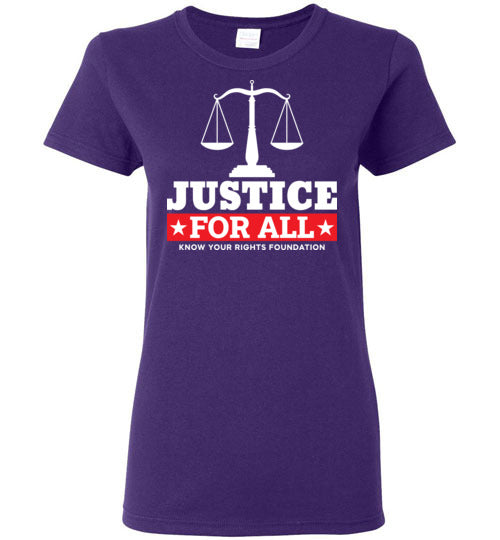 Women's Justice For All Tee #1