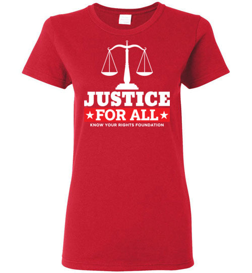 Women's Justice For All Tee #1