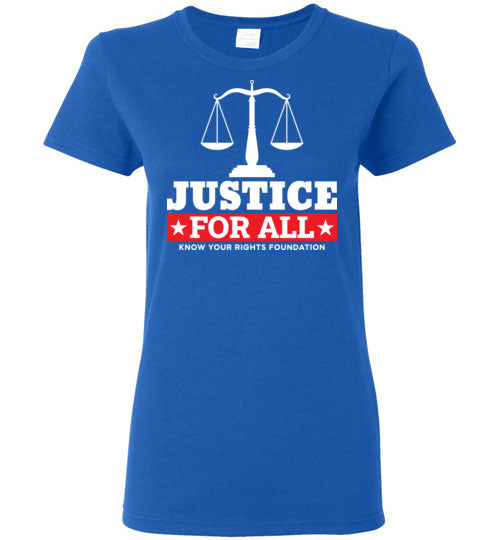Women's Justice For All Tee #1
