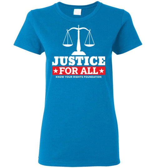 Women's Justice For All Tee #1