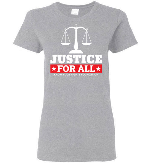 Women's Justice For All Tee #1