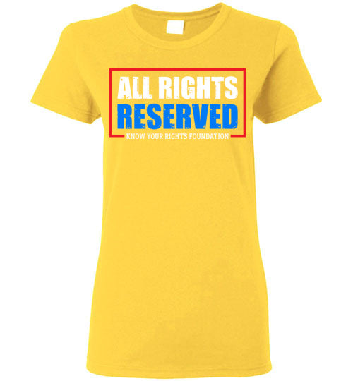 Women's All Rights Reserved Tee #2