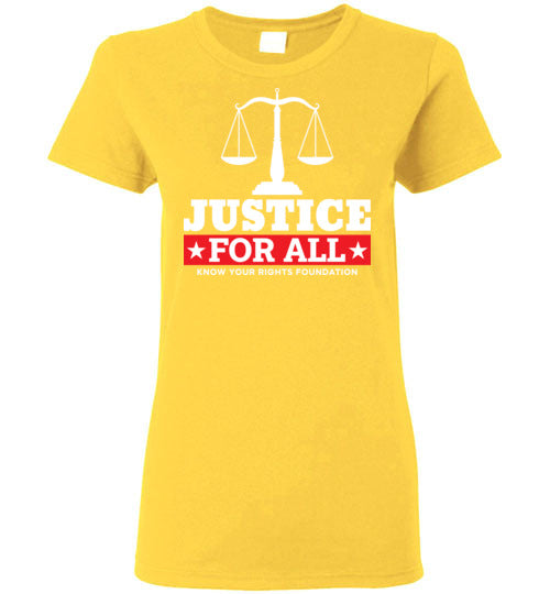 Women's Justice For All Tee #1
