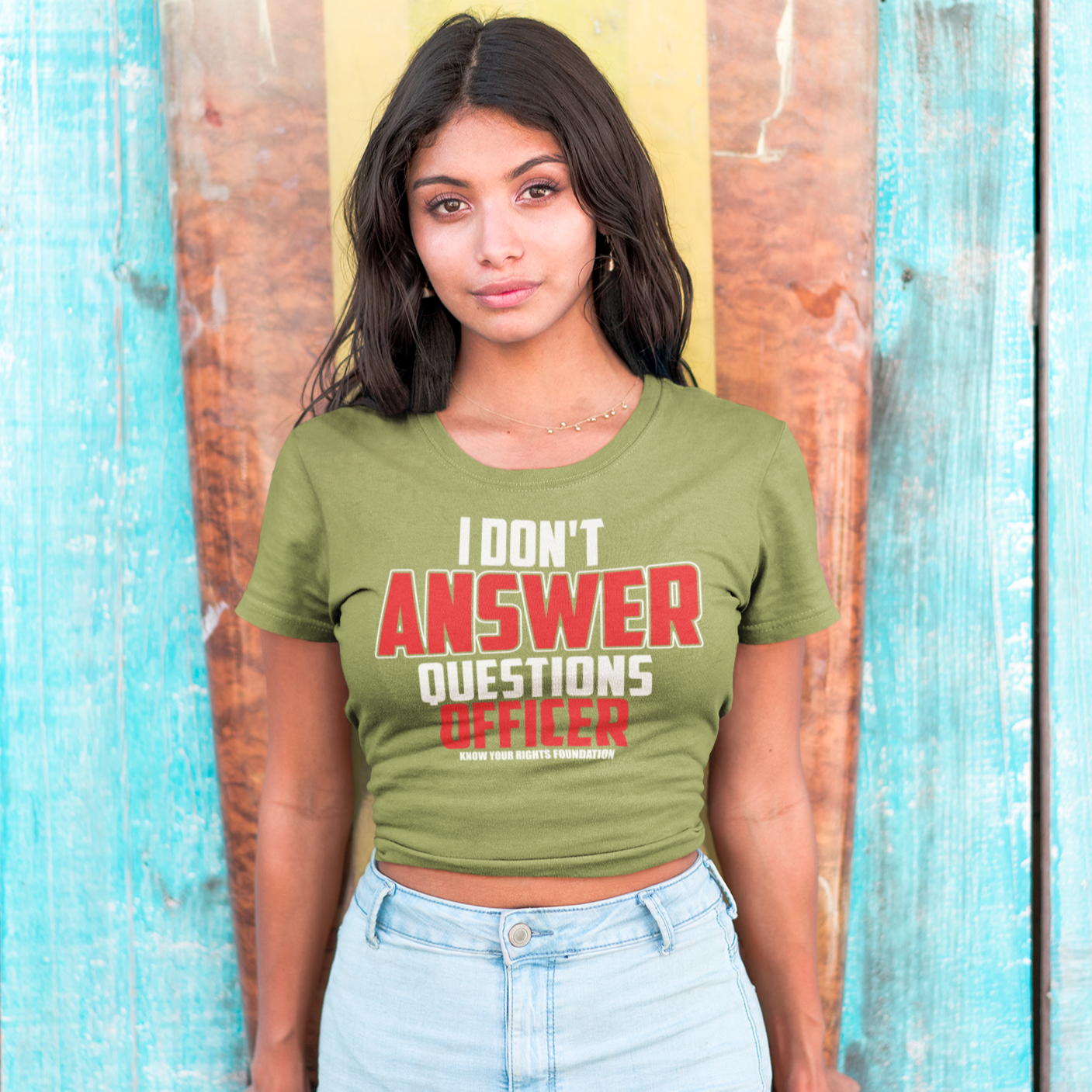 Women's I Don't Answer Questions Tee #2