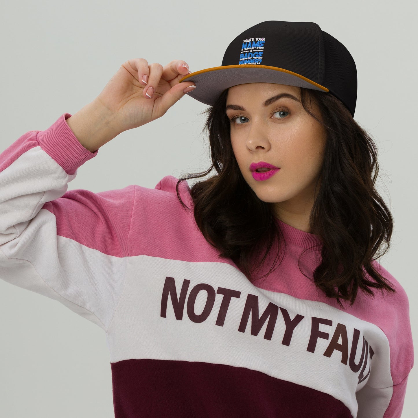 What is Your Badge Number Snapback Cap