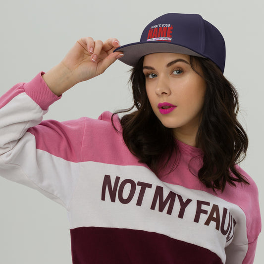 What's Your Name & Badge Number Snapback Cap